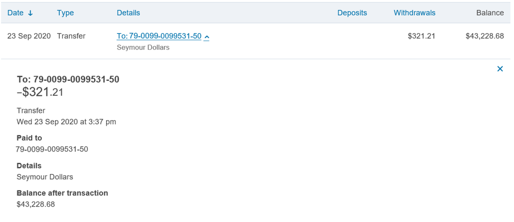 Collapsed Transaction